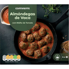 Almôndegas Com Molho De Tomate Continente 420 gr