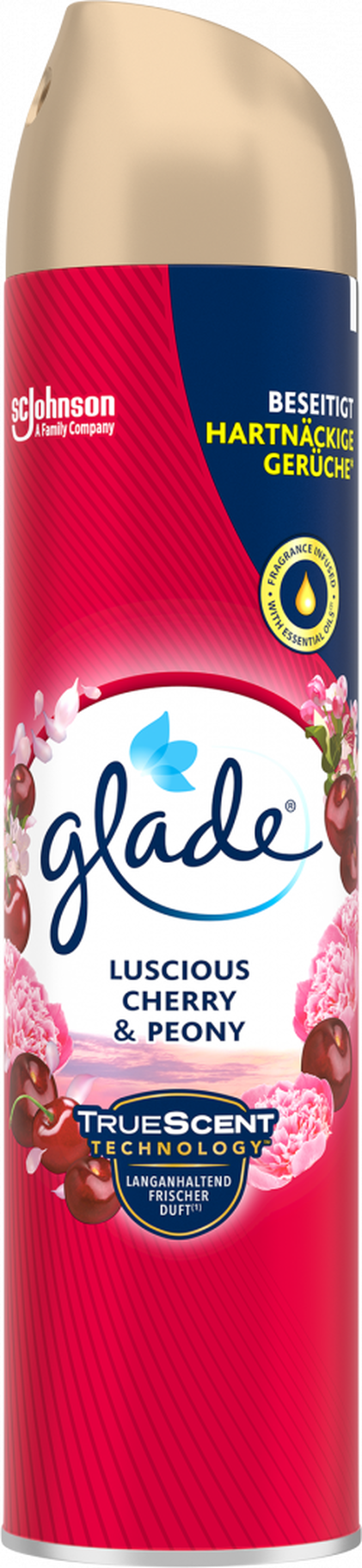Ambientador Spray Peónia E Cereja Glade 0.3L