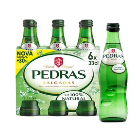 Água Com Gás Pedras Salgadas 6 X 33 cl