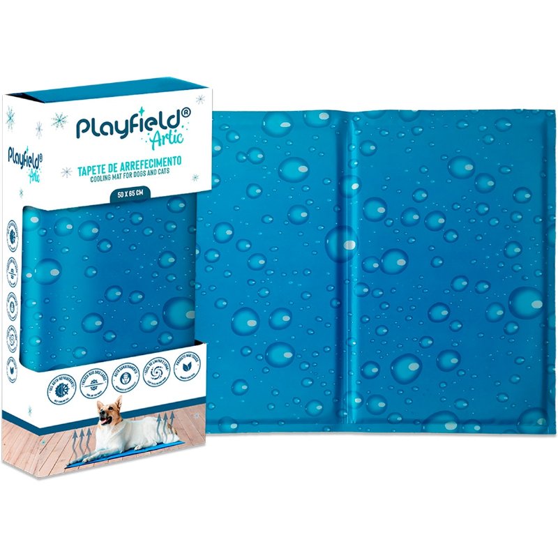 Tapete Refrescante Para Cão Azul 50X65 Cm 1 unidade