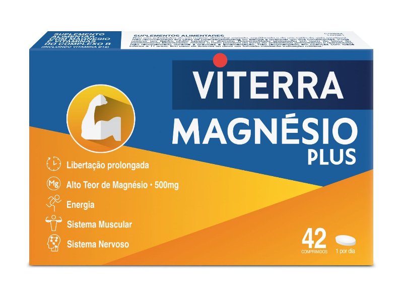 Suplemento Viterra Magnésio Plus 42 Comprimidos