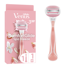 Máquina Depilatória Comfortglide Spa Breeze Com 1 Recarga Gillette Venus 1 Un