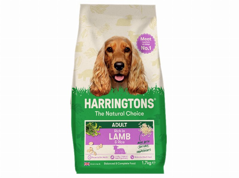 Ração Natural Para Cão Harringtons Borrego E Arroz 1.7 kg