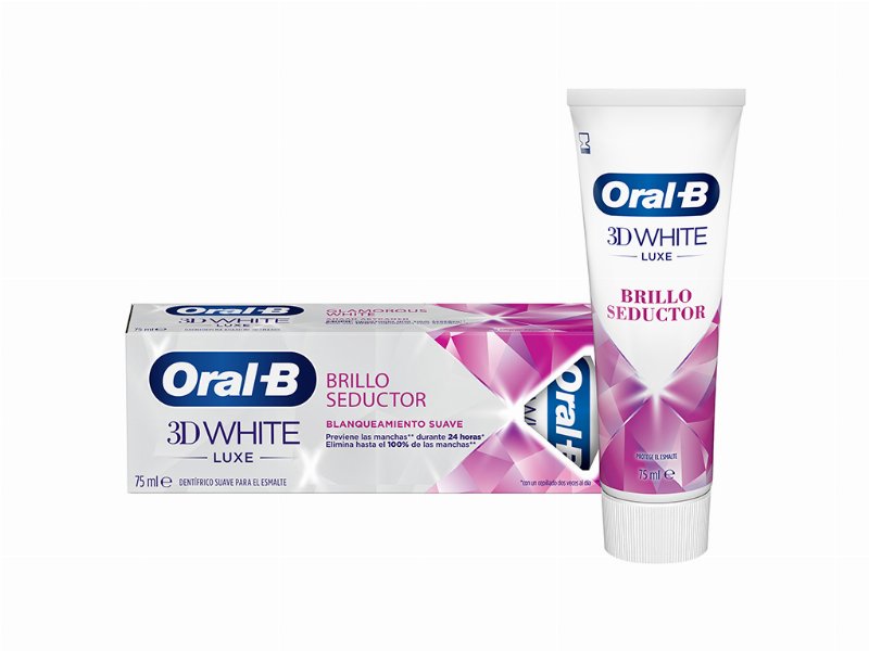 Pasta Oral-B Dentífrica 3D White Luxe Brilho Glamour 75 ml