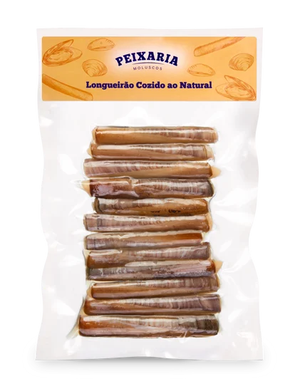 Lingueirão Cozido Embalado Nossa Peixaria 0.2Kg