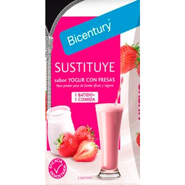 Substituto De Refeição Batido De Iogurte De Morango 5X45 g 225 g