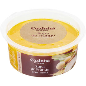 Sopa De Frango Com Hortelã Cozinha Continente 400 gr