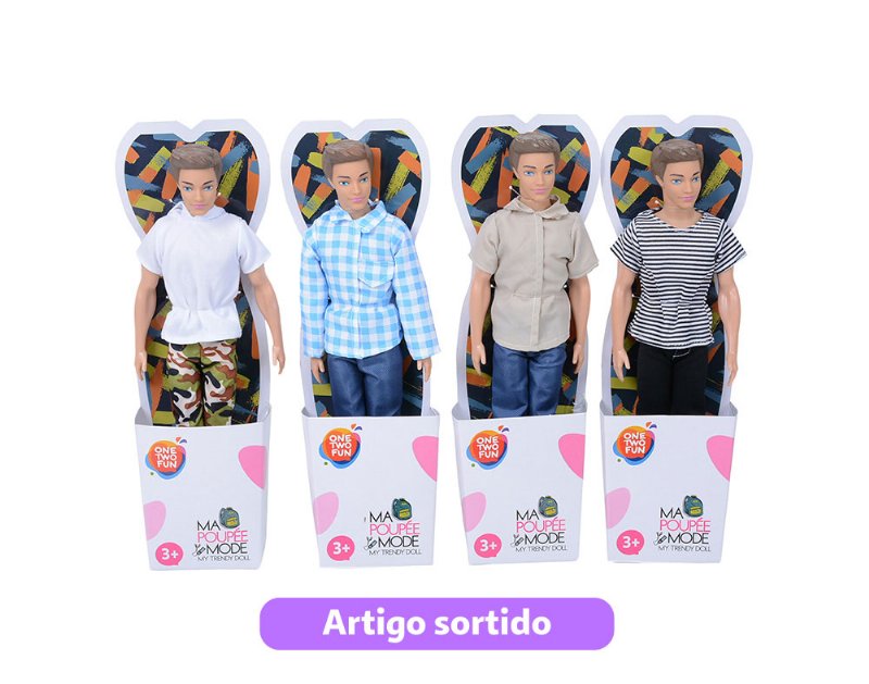 Boneco Manequim One Two Fun 29Cm Modelos Sortidos