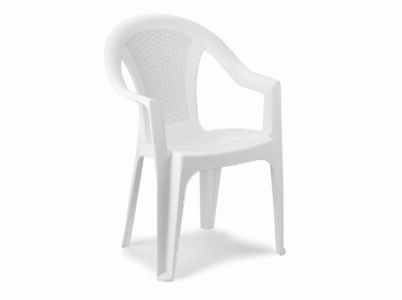 Cadeira De Resina Progarden Branco 54X56X81Cm