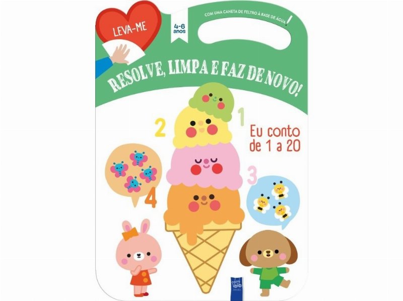Livro Resolve Limpa E Faz De Novo - Eu Conto De 1 A 20 - 4-6 Anos