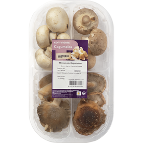 Mix Cogumelos Brancos, Marron, Shitake E Pleurothus Frescos Continente 200 gr