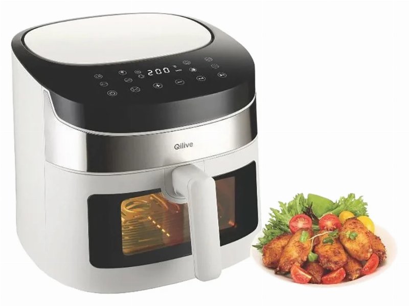 Fritadeira Sem Óleo Qilive Q.5274 Xl 7.2 l 1800W Com 8 Programas
