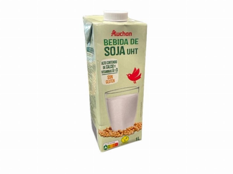 Bebida Auchan Soja Sem Glúten 1 l