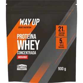 Proteína Whey Concentrada Morango Way Up 900 gr