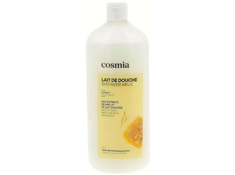 Gel De Banho Hidratante Cosmia Com Extratos De Mel E Leite De Aveia 750 ml