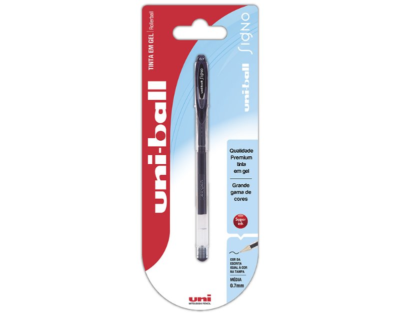 Esferográfica Uni-Ball Signo Um-120 Gel Preto