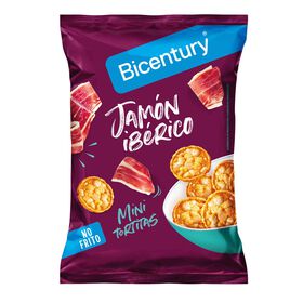 Tortitas Mini De Milho Presunto Ibérico Sem Glúten Bicentury 70 gr