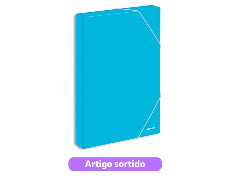 Caixa Projectos School Ambar Almaço 40Mm Cores Sortidas