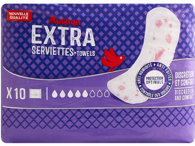Pensos Incontinência Auchan Extra C/Bolsa 10Un