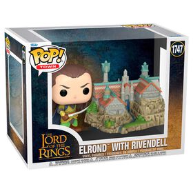 Funko - Figura Lord Of The Rings S8 - Elrond & Rivendell (Town)