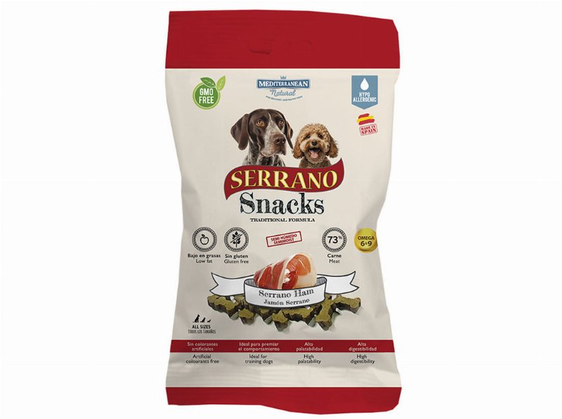 Snack Cão Serrano Ham Bites Sabor Presunto 100 gr