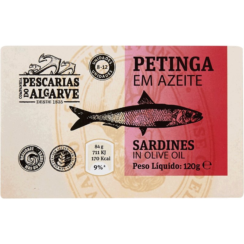 Petinga Em Azeite Sem Glúten 120 g