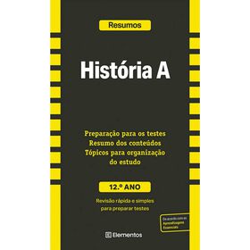 Resumos - História A - 12.º Ano De Elementos