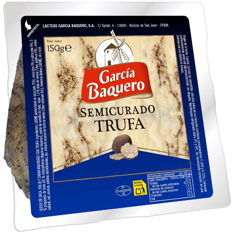 Queijo Semicurado Com Trufa Em Cunha 150 g