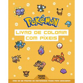 Pokémon - Livro De Colorir Com Píxeis