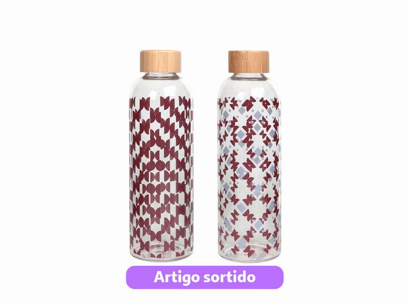 Garrafa De Água De Vidro Actuel 0.8 l Modelos Sortidos
