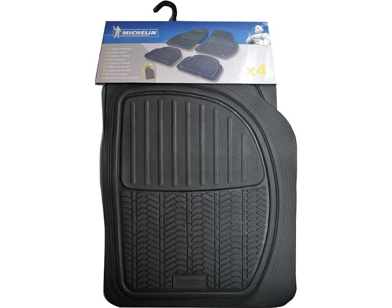 Tapete Borracha Michelin Pack 4 Unidades