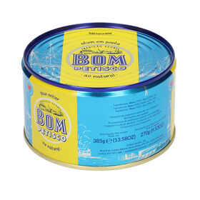 Atum Posta Ao Natural Bom Petisco 385 gr (Peso Escorrido 270 gr)