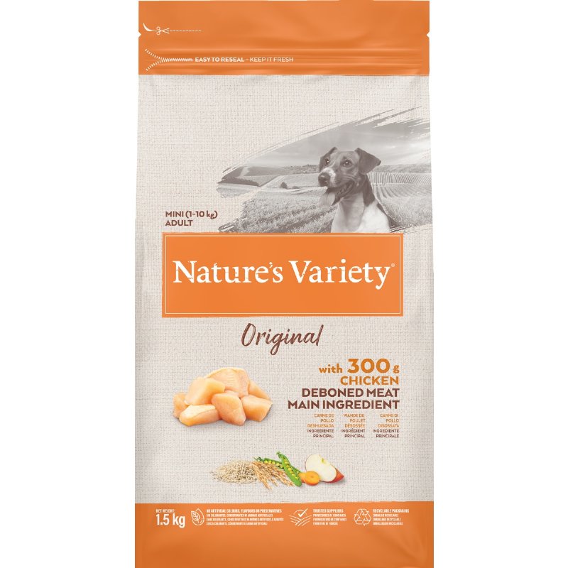 Ração Para Cão Mini Adulto 1-10 kg Original De Frango 1.5 kg