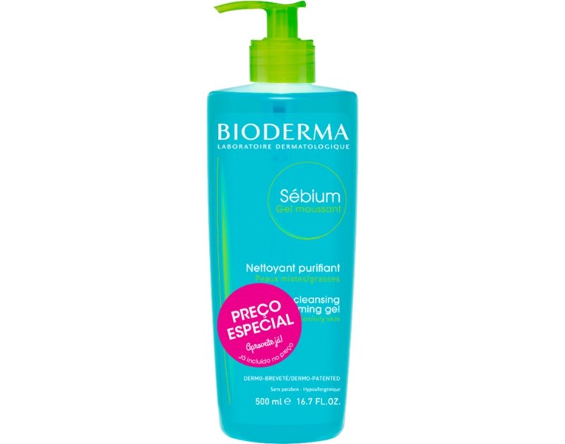 Gel Bioderma De Limpeza Sebium 500 ml Promoção
