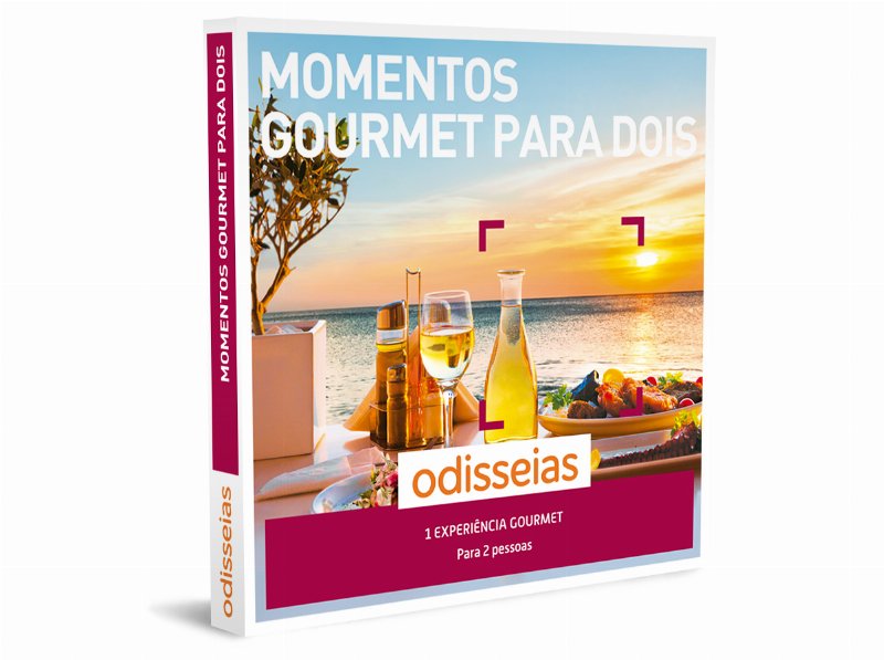 Pack Odisseias Momentos Gourmet Para Duas Pessoas