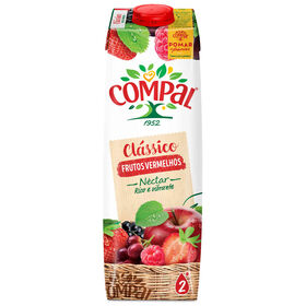 Néctar Frutos Vermelhos Compal Clássico 1 Lt