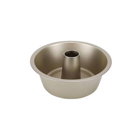 Forma Redonda Furo Metal 26Cm Dourada Doce Kasa