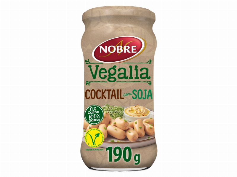 Salsichas Soja Nobre Vegalia Frasco Cocktail 360(190)G