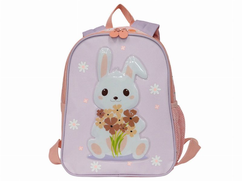 Mini Mochila Auchan Dupla Face Coelho 31X10X25Cm