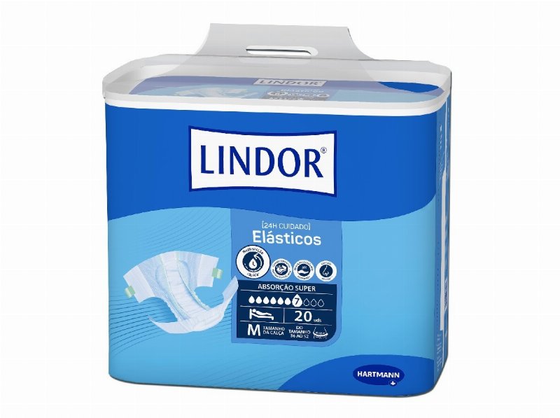 Fraldas Incontinência Tamanho M Lindor 20Un