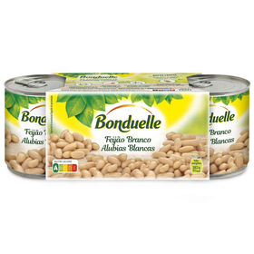 Feijão Branco Cozido Bonduelle 3 X 200 gr (Peso Escorrido 3 X 125 gr)
