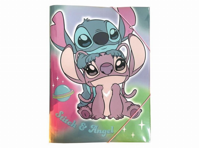 Capa A4 Stitch Com Elástico