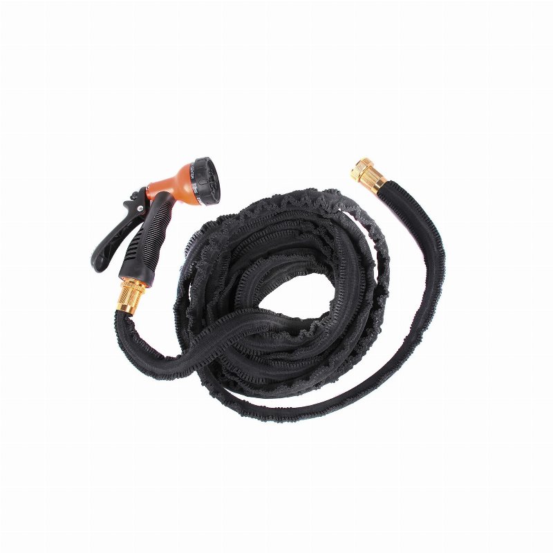 Mangueira Extensível De Jardim Preta 5-15 M Com 7 Funções