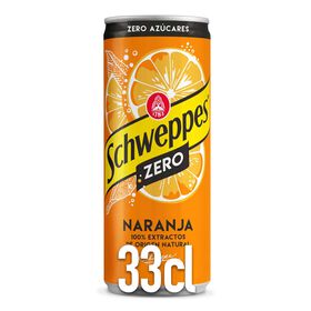 Refrigerante Em Lata Com Gás Laranja Zero Schweppes 33 cl