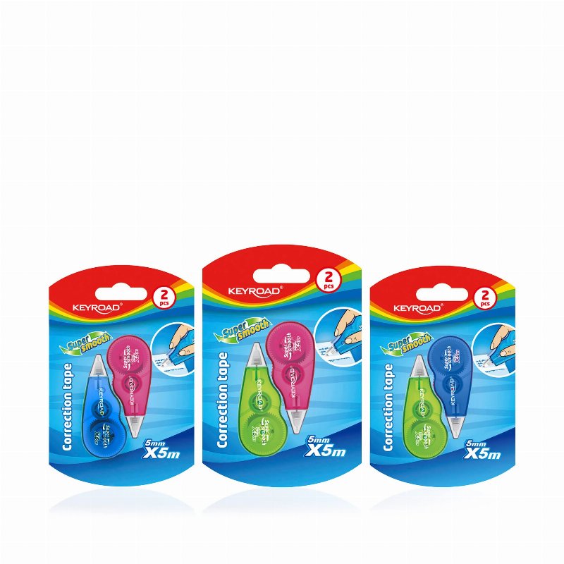 Keyroad Blister 2 Mini Fitas Corretoras 5 X 5 Mm