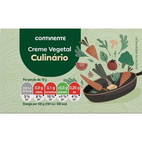 Creme Culinário Continente 250 gr