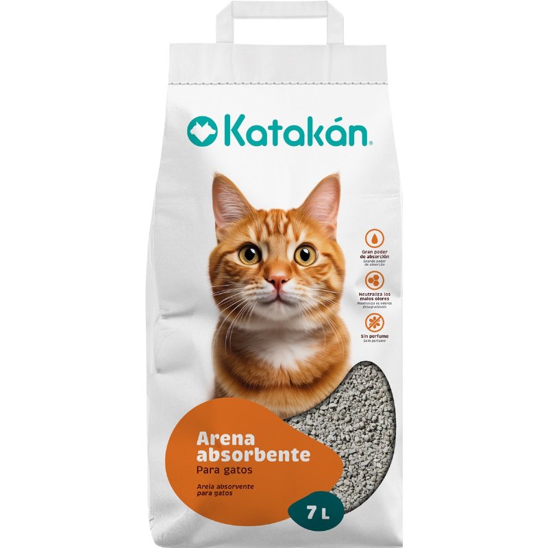 Areia Absorvente Para Gatos 7 l