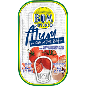Atum Em Tomate Bom Petisco 120 gr (Peso Escorrido 78 gr)