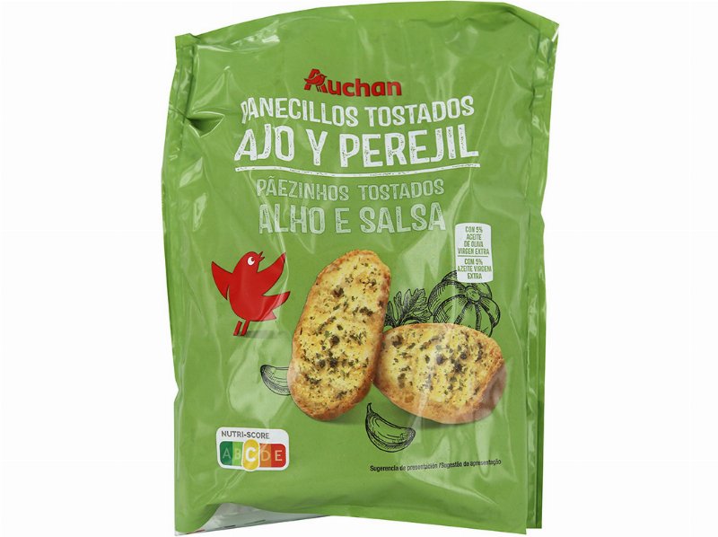 Pãezinhos Auchan Torrados Alho E Salsa 160 g