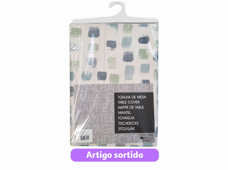 Toalha De Mesa Capri Plástica 140X200Cm Artigo Sortido